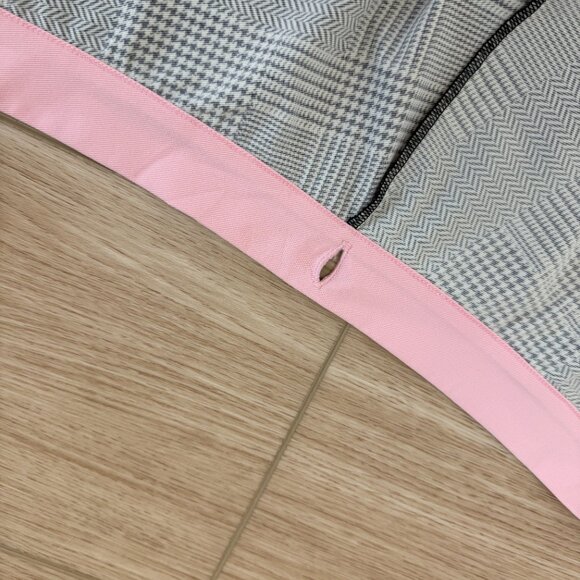 DIOR by JOHN GALLIANO c.'02 Vintage Houndstooth Gingham Cover-Up - Picture 6 of 8